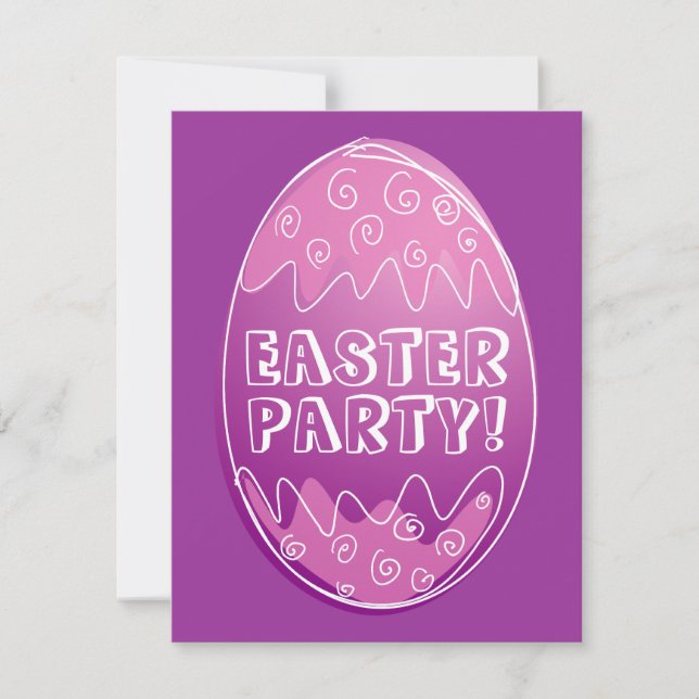 Ostereinladung zum Party Einladung (Vorderseite)