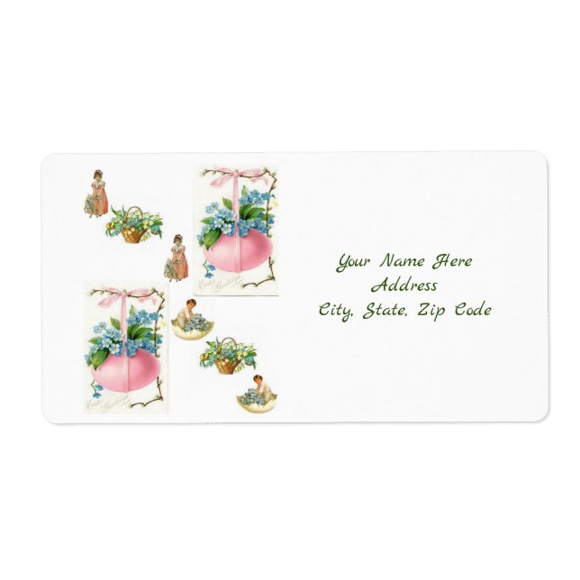 Osteretiketten (Vorne)