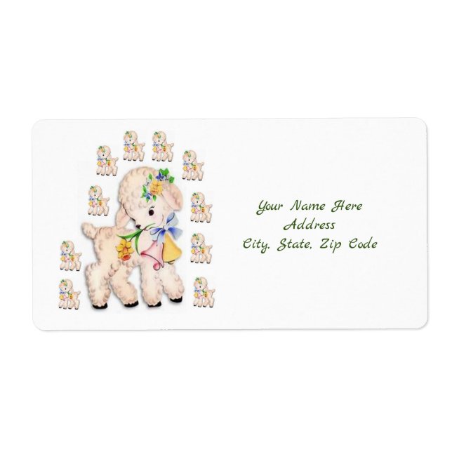 Osteretiketten (Vorne)