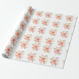Osterfarbe Blume Geschenkpapier