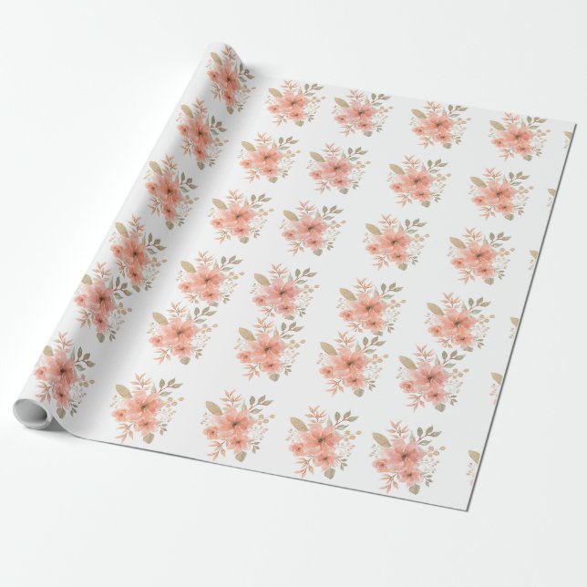 Osterfarbe Blume Geschenkpapier (Ungerollt)