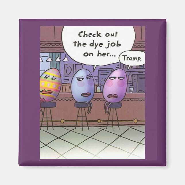 Osterfarben Job - Magnet (Vorne)