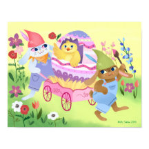 Osterfarben und Kick Art Print