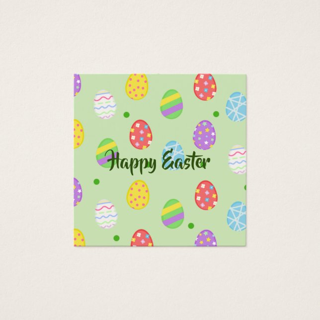 Osterfarbene Eier Festlich (Vorderseite)