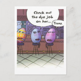 Osterfärbung Feiertagspostkarte