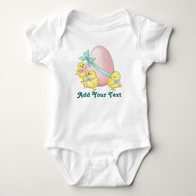 Osterfeier Baby Strampler (Vorderseite)