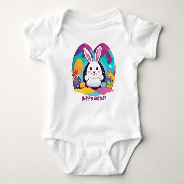 Osterfeier! Baby Strampler (Vorderseite)