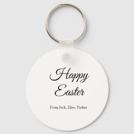 Osterfeier hinzufügen QR Foto glücklich Oster Schlüsselanhänger
