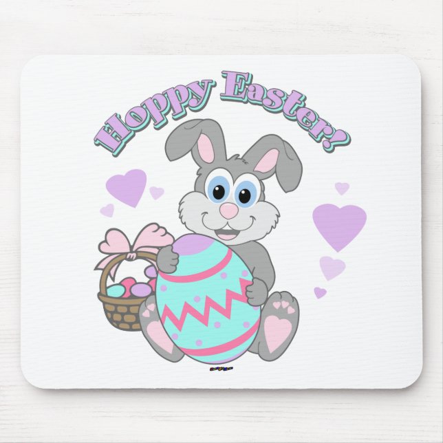 Osterfeier! Osterhase Mousepad (Vorne)