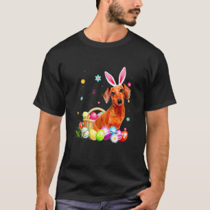Osterfeier Ostern Niedliche Sonnige Dackel tragen  T-Shirt