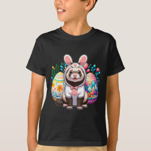 Osterfeierbuch Cosplay Sonnige Jagd Bunte Eier T-Shirt
