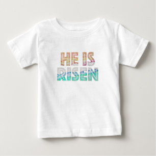 Osterfeiertag - Er ist Risen Baby T-shirt