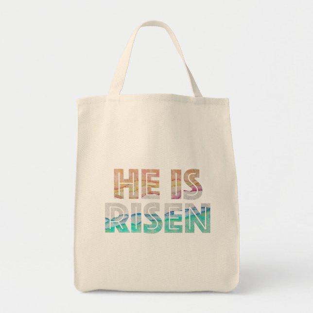 Osterfeiertag - Er ist Risen Tragetasche (Vorne)