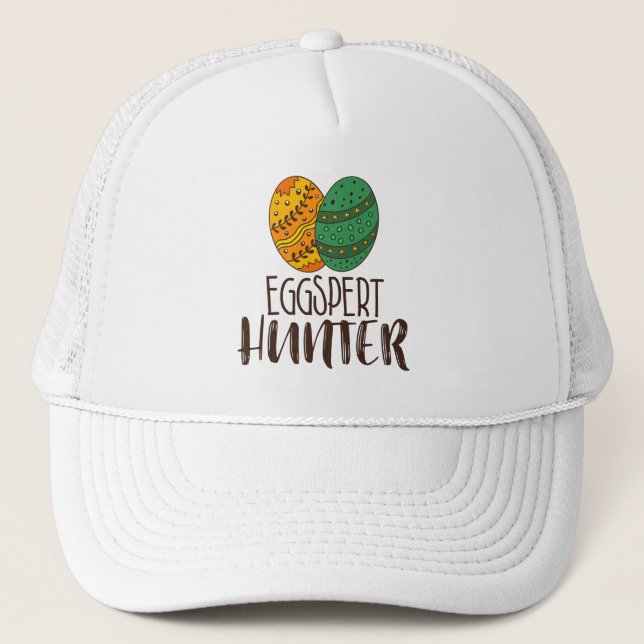 Osterfeiertag Hunter Funny Zitat Truckerkappe (Vorderseite)