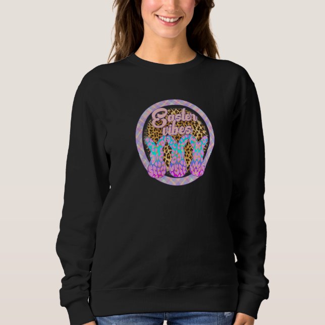 Osterfest für Frauen mit Niedlichem Rabbi Sweatshirt (Vorderseite)