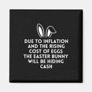 Osterfest - Inflation und Kosten der Eier - Ostern Magnet