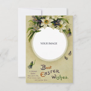 Osterflora Beste Wünsche Vintag Viktorianisch