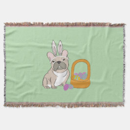 Osterfranzösische Bulldogge Decke