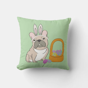 Osterfranzösische Bulldogge Kissen