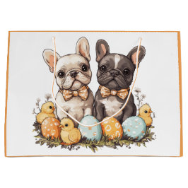 Osterfranzösische Bulldogs Große Geschenktüte