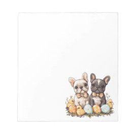 Osterfranzösische Bulldogs Notizblock