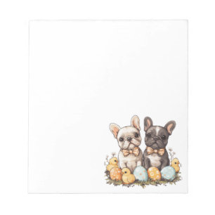 Osterfranzösische Bulldogs Notizblock