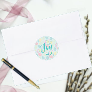 Osterfreude Runder Aufkleber