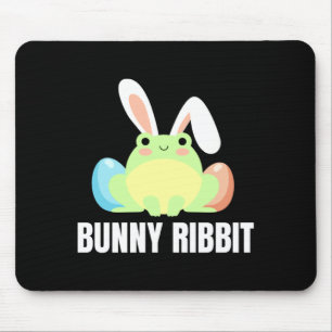 Osterfrosch-Hasen-Design mit Quaken und Amphibien- Mousepad