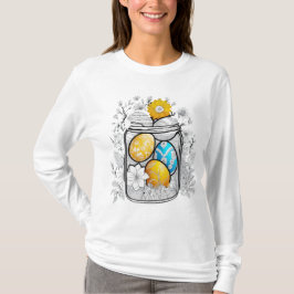 Osterfrüchte Blume & Eier Lebender Frühling T-Shirt