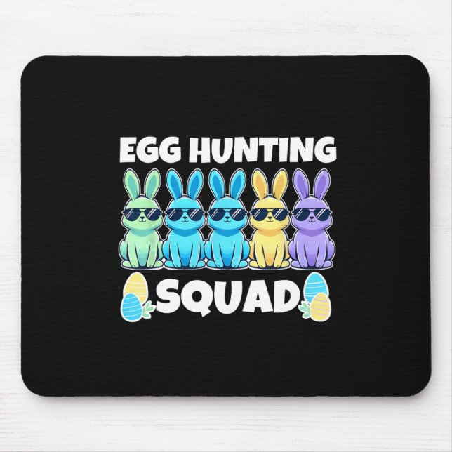 Ostergebläse Spaß Ei Jagdtag Mousepad (Vorne)