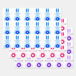 Ostergeblasenes Sortimentpapier (Set 3) Geschenkpapier Set