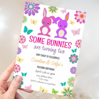 Ostergeburt Einladung für Geschwister