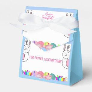 Ostergefühlte Gefälligkeitsboxen - Blau Geschenkschachtel