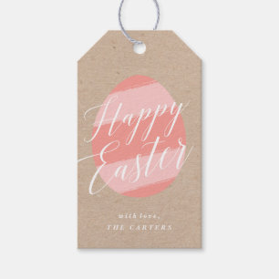 Ostergeschenk-Markierung für das gestrichene Ei Geschenkanhänger