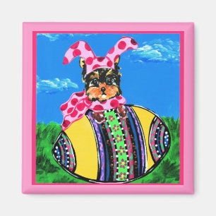 Ostergeschenk Yorkie Poo Magnet