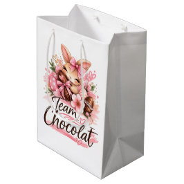 Ostergeschenktasche "Team Schokolade" Mittlere Geschenktüte