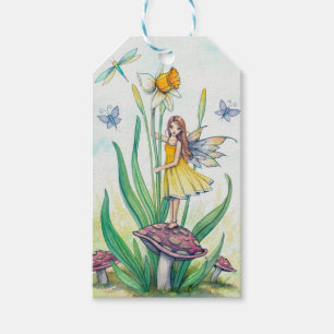Osterglocken-Blumenfee-Fantasie-Kunst-Geschenkanhä Geschenkanhänger