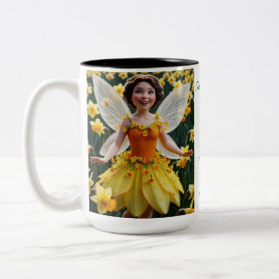 Osterglocken-Blumenfee Zweifarbige Tasse