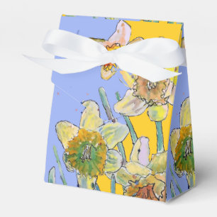 Osterglocken-Blumenmalerei florale Geburtstags-Lav Geschenkschachtel