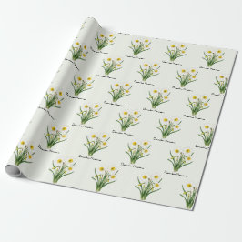 Osterglocken im Dezember Geschenkpapier