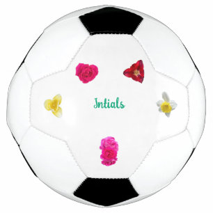 Osterglocken, Tulpen und Rosen Fußball