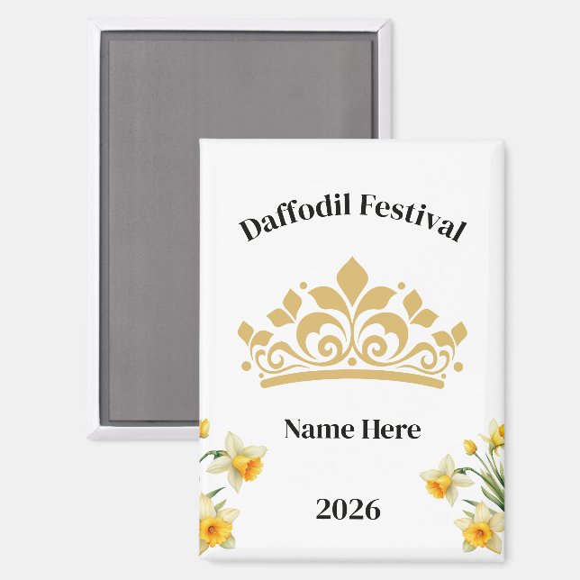 Osterglockenfest  magnet (Vorderseite/Rückseite)