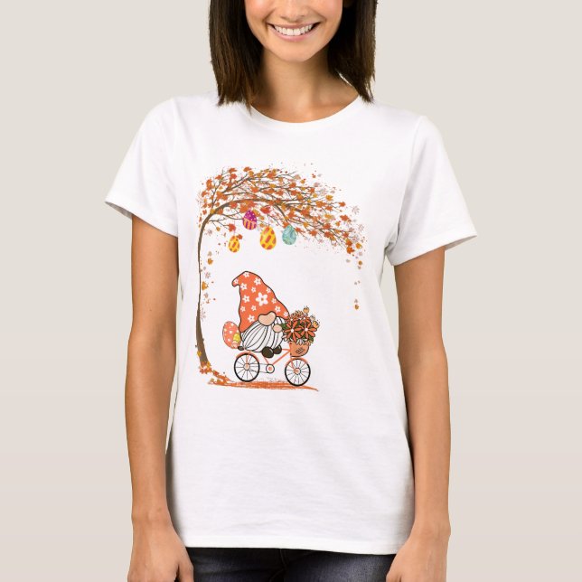 Ostergnam-Shirt - Niedlicher Frühlingsknome T-Shirt (Vorderseite)