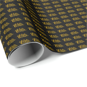 Ostergold-Eier Geschenkpapier