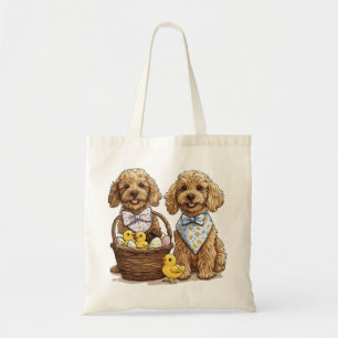 Ostergoldendoodle Hunde Osterhase Tragetasche