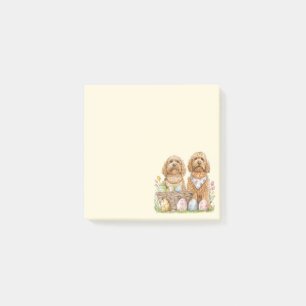 Ostergoldendoodle-Hunde Post-it Klebezettel