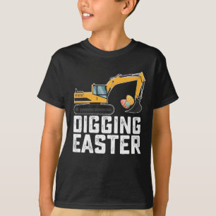 Ostergrabbagger-Eierjagd Lustig T-Shirt