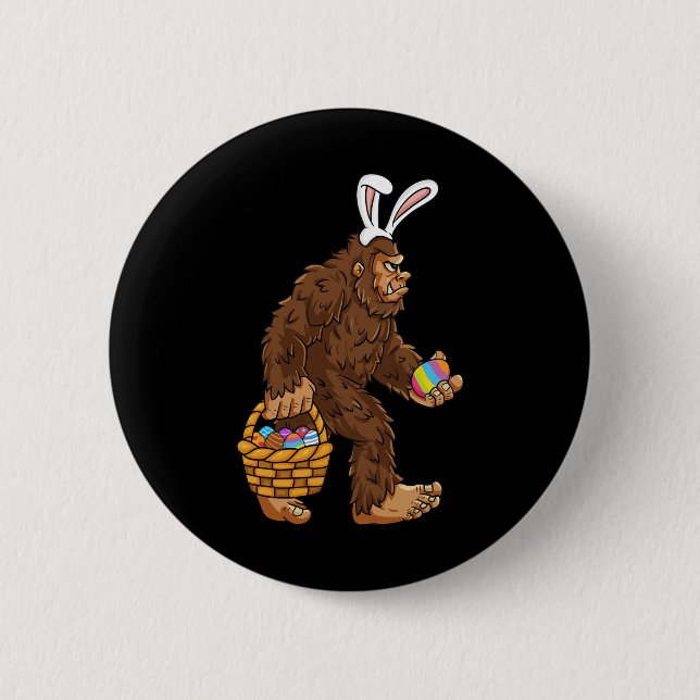 Ostergras mit Eierkörbe Fun Boys Kinder Sasqu Button (Vorderseite)
