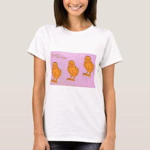 Ostergruß Chicks Lila T-Shirt