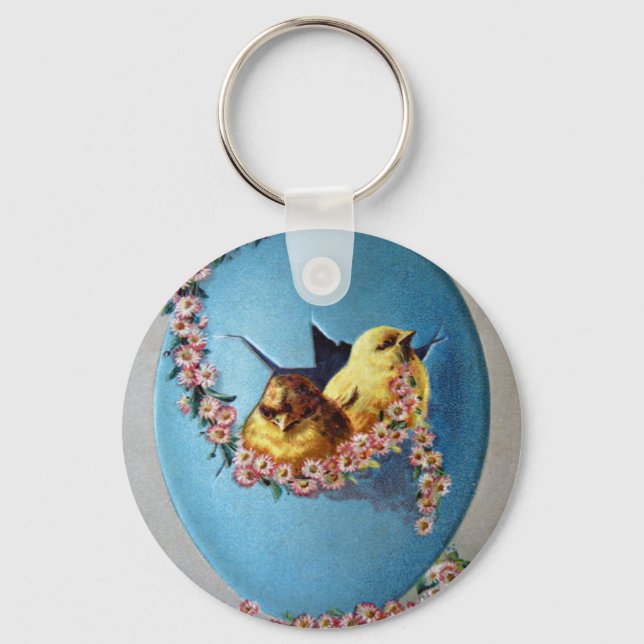 Ostergrüße 1909 schlüsselanhänger (Vorderseite)